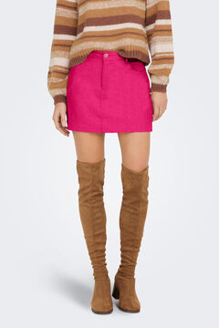 Springfield Short cotton skirt pink