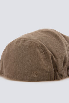 Springfield Herringbone flat cap