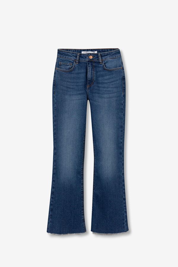 Tiffosi Jeans Megan Cropped Flare azul