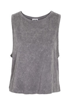 Springfield Camiseta básica escote redondo gris medio
