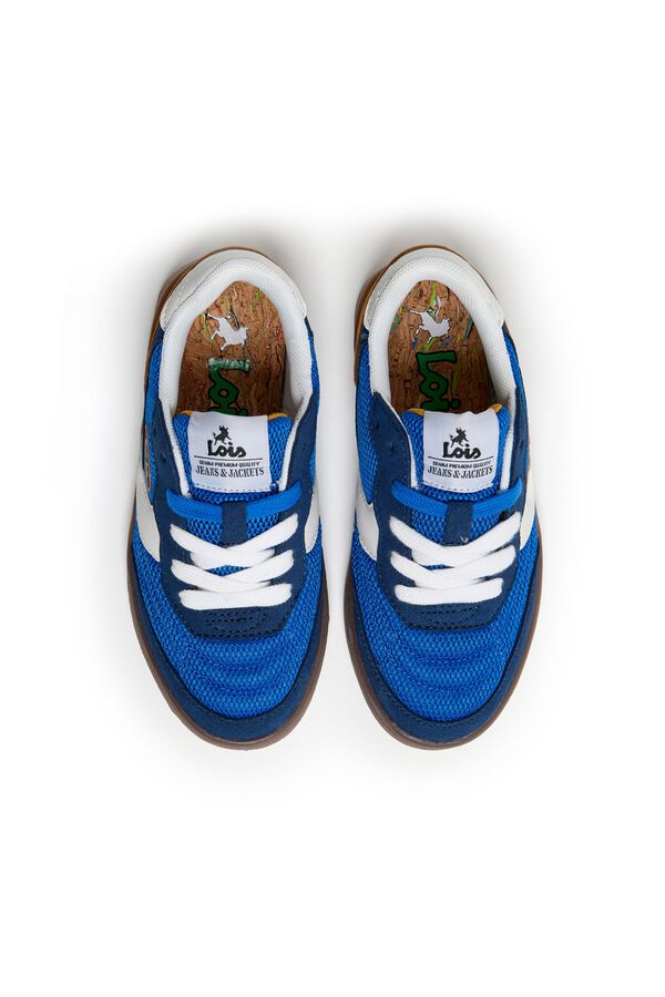 Lois Puffer breathable sneaker blue