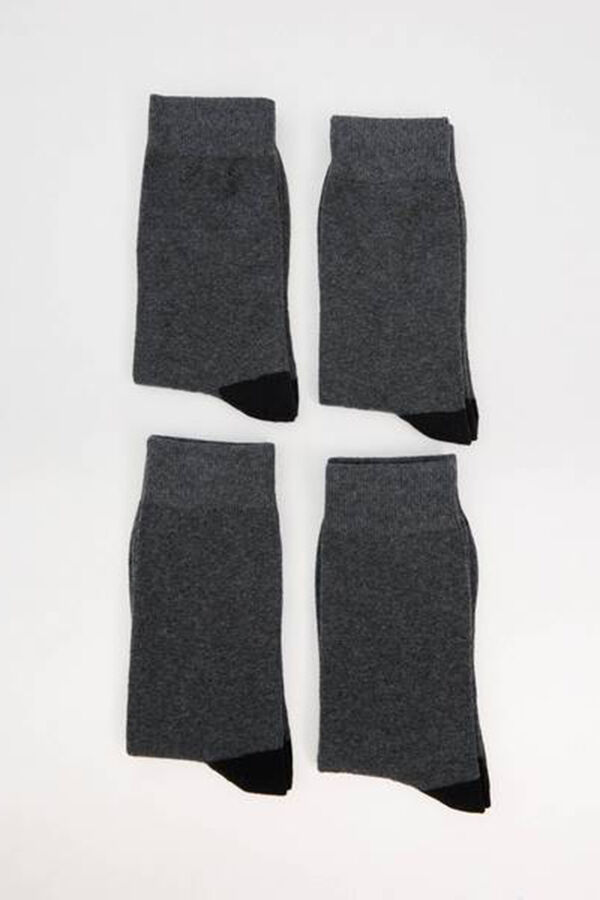 Springfield Pack 4 Calcetines Color Gris H gris medio