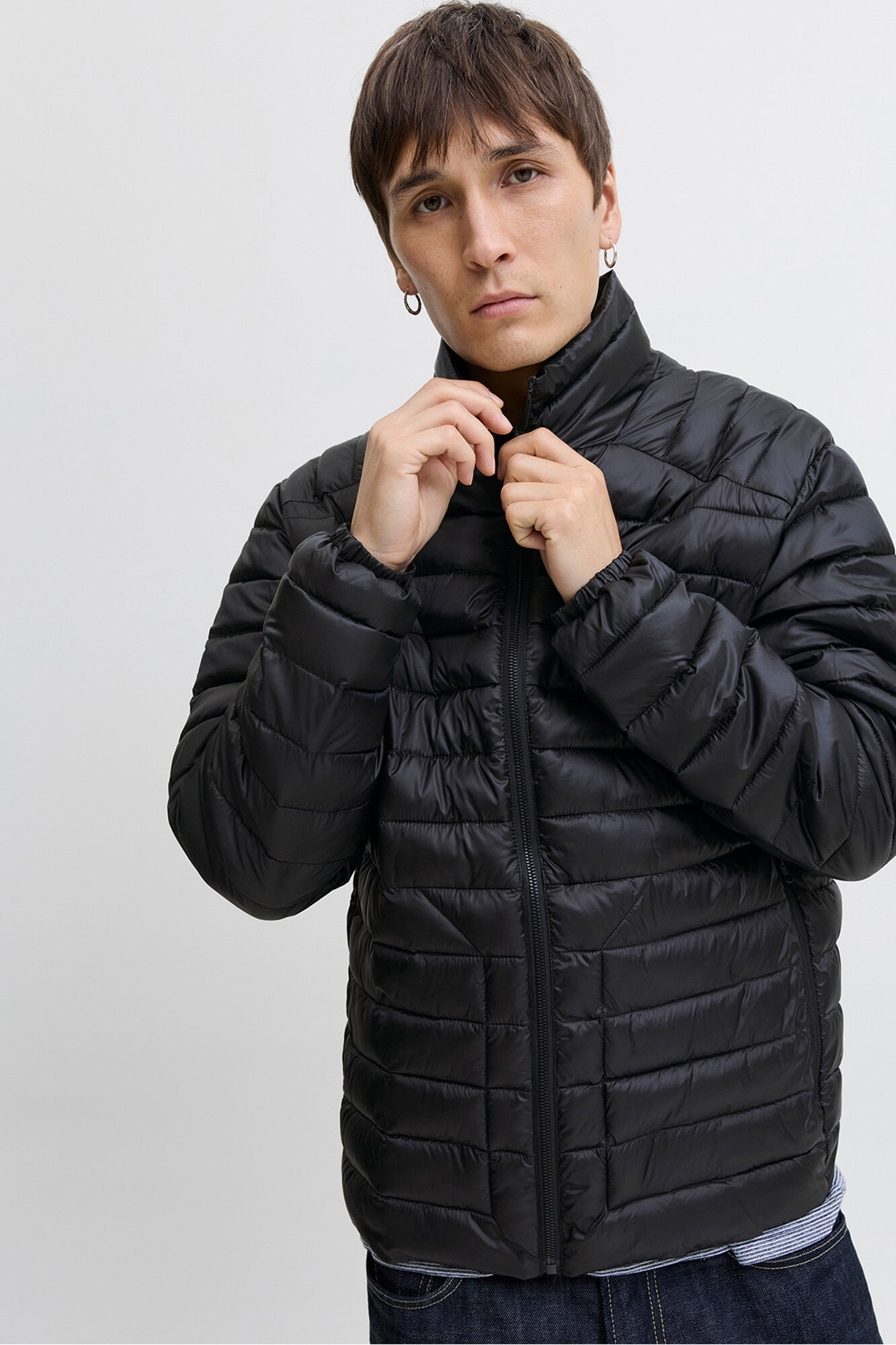 Jack & Jones Blus&atilde;o acolchoada leve