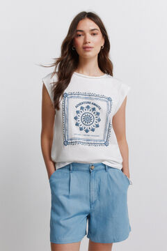 Springfield Polka-dot short sleeve T-shirt