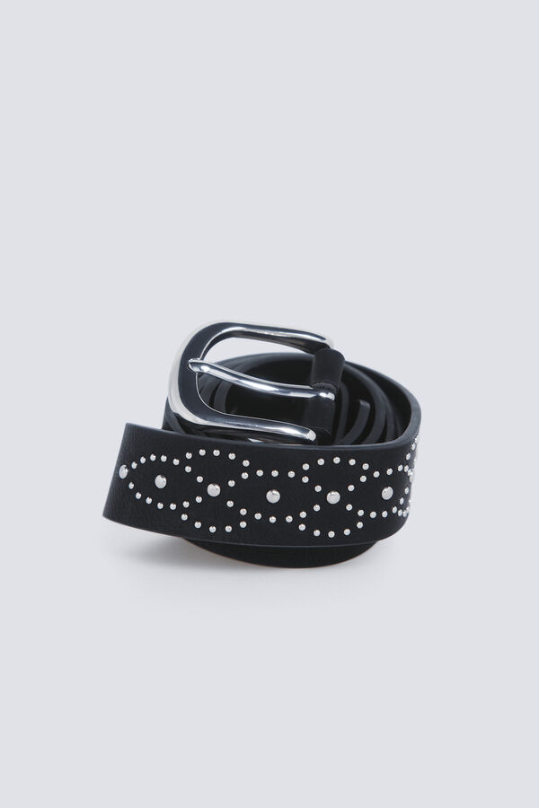 Springfield Studded trim belt black