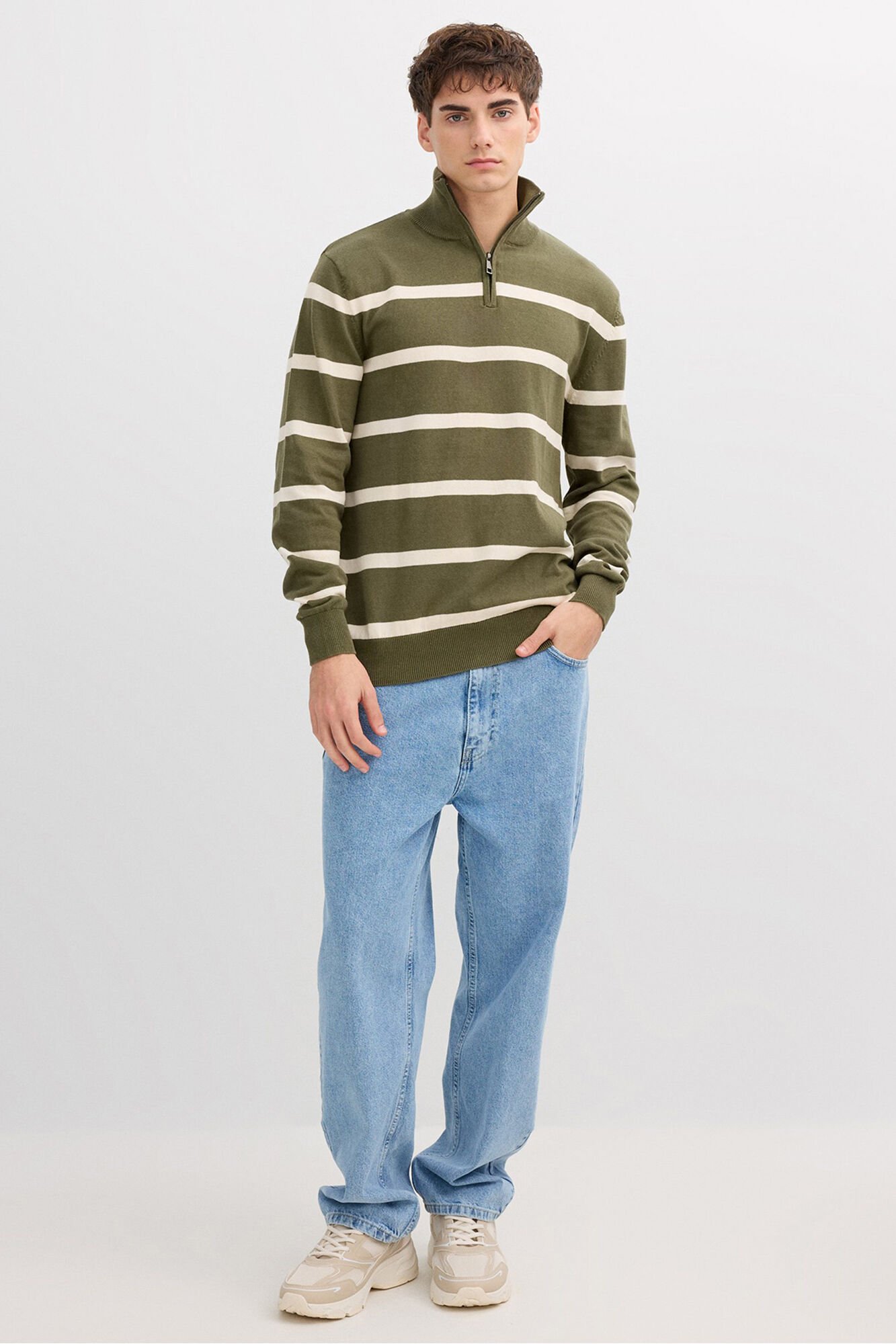 Inside Camisola de malha &agrave;s riscas