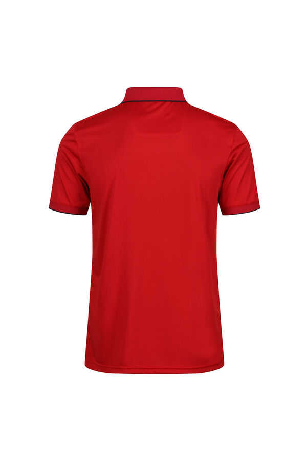 Springfield Technisches Poloshirt Polyester rot