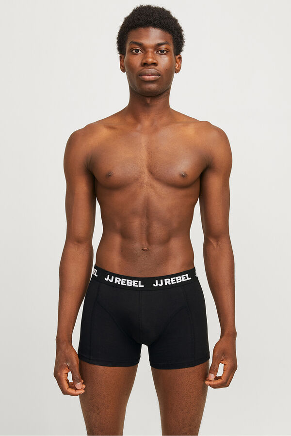 JJ REBEL Pack 3 boxer negro