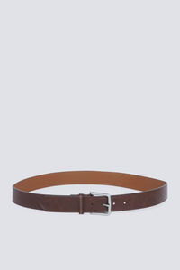 Springfield Leather-effect belt with topstitching