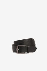 Tiffosi Leather-effect belt black