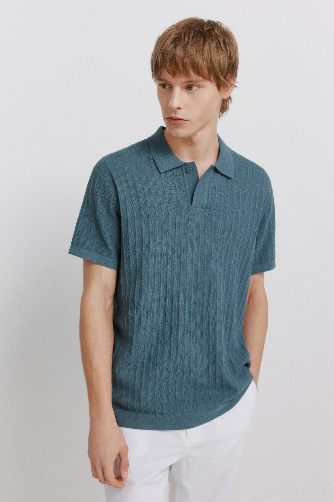 Springfield Basic structured polo shirt