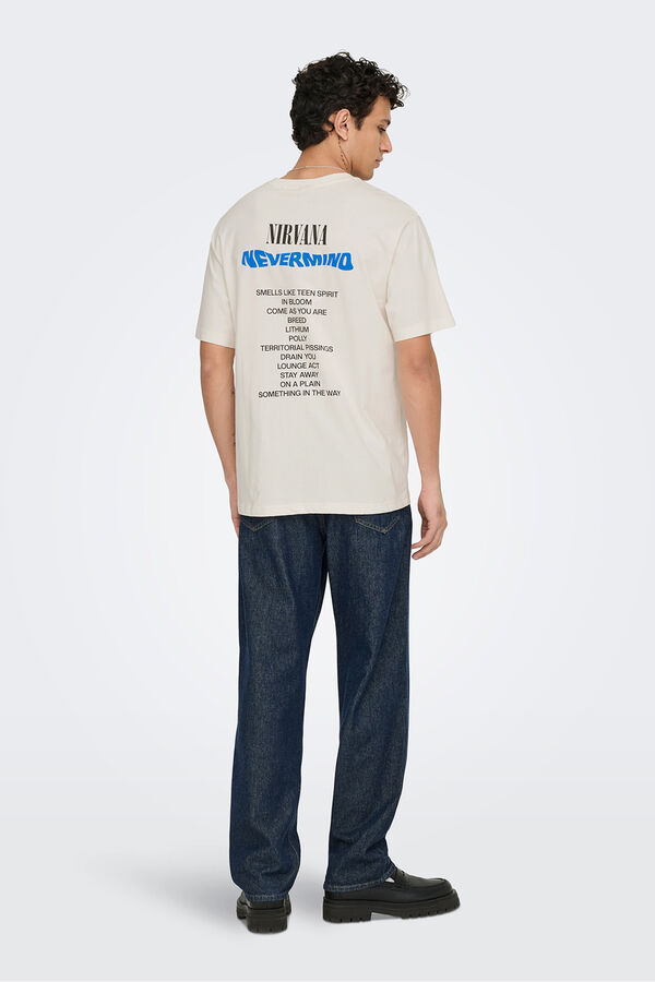 Only & Sons Short-sleeved T-shirt white