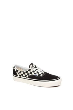 Springfield Contrast checked lace-up sneaker fekete