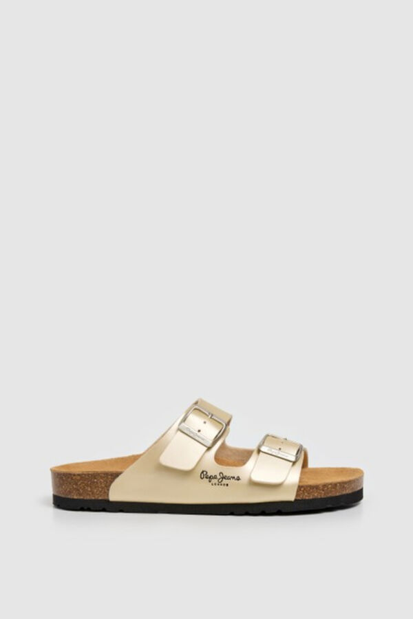 Pepe Jeans Buckle anatomical sandals printed