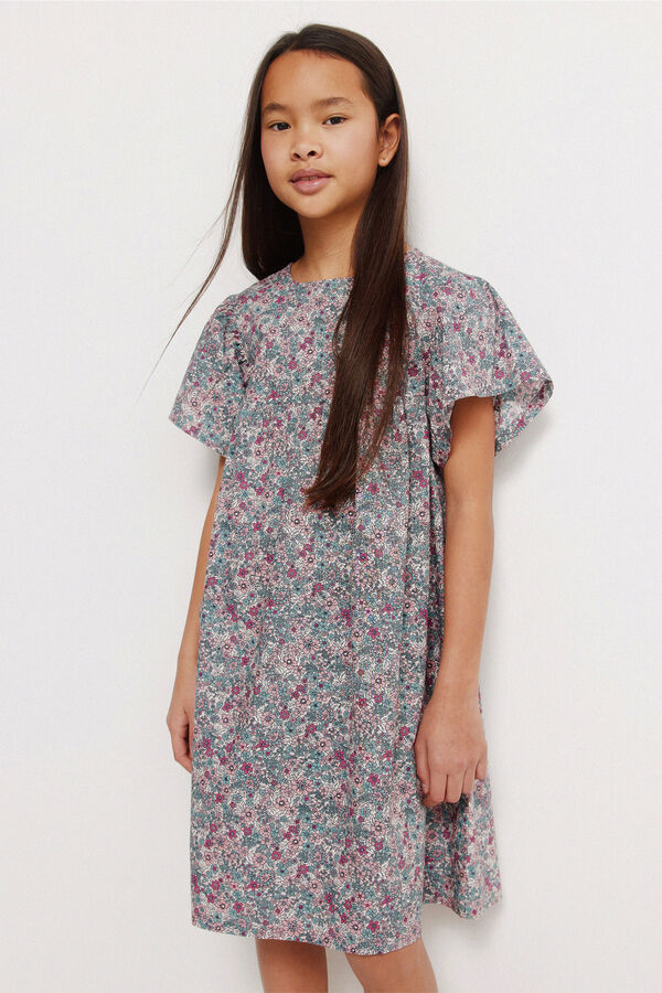 Springfield Kids Haljina sa Liberty cvetnim printom Ljubičasta
