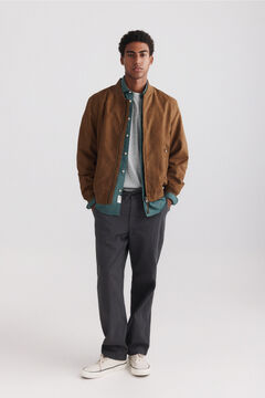 Springfield Faux suede jacket
