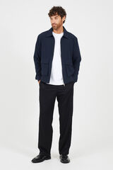 Brave Soul Chaqueta harrington azul