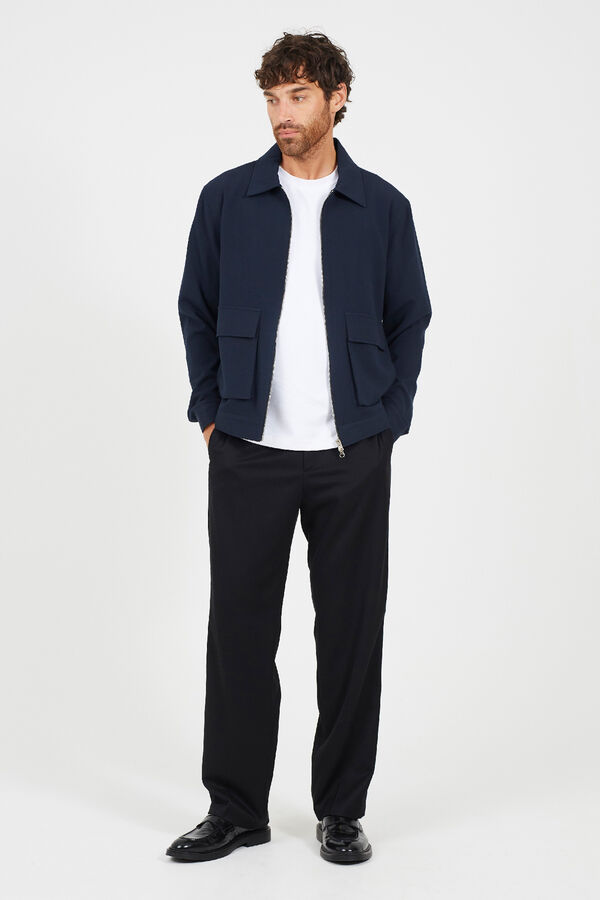 Brave Soul Chaqueta harrington azul