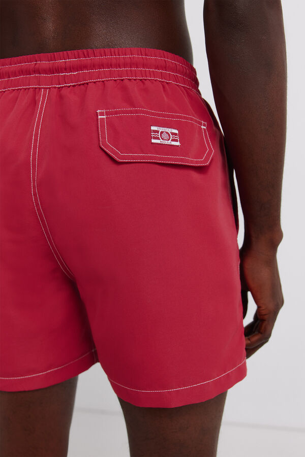 Springfield Plain contrast swimwear red