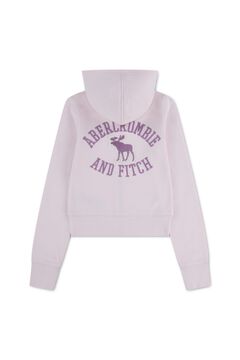 Abercrombie Kids Sweatshirt com capuz e fecho-&eacute;clair