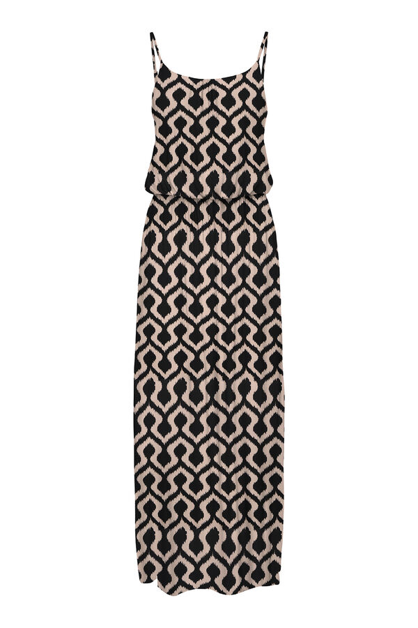 Only Langes einfarbiges Kleid Braun