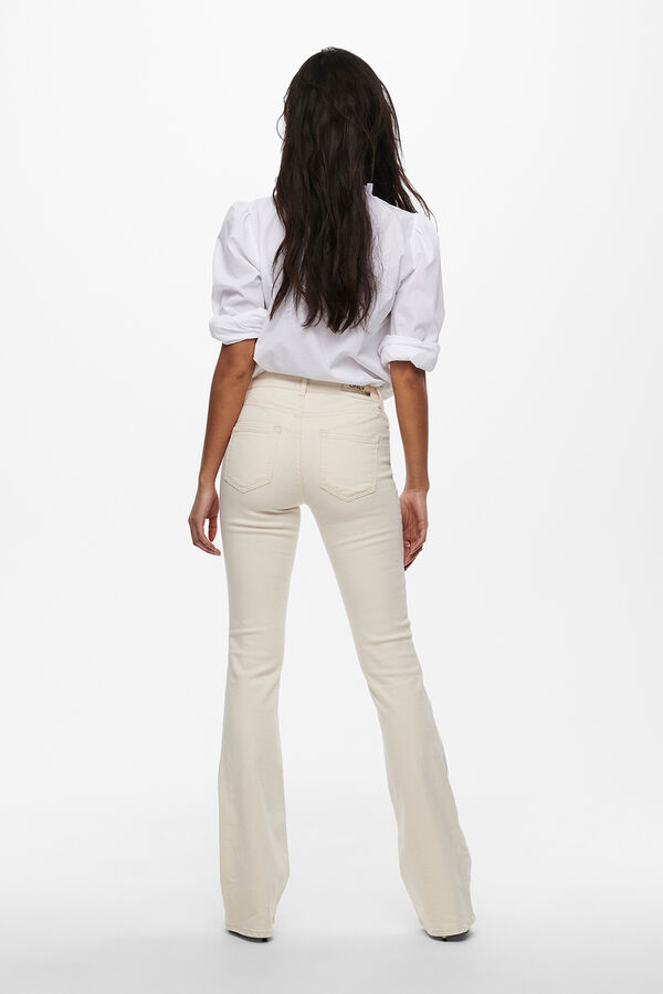 Only Flared jeans  nude