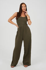 Brave Soul Long strappy jumpsuit printed