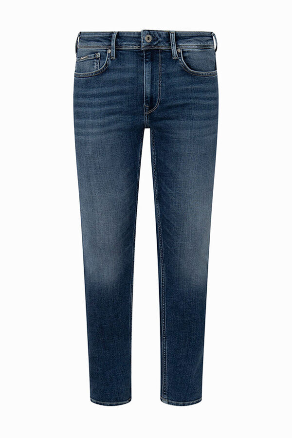 Springfield Low-rise skinny jeans kék