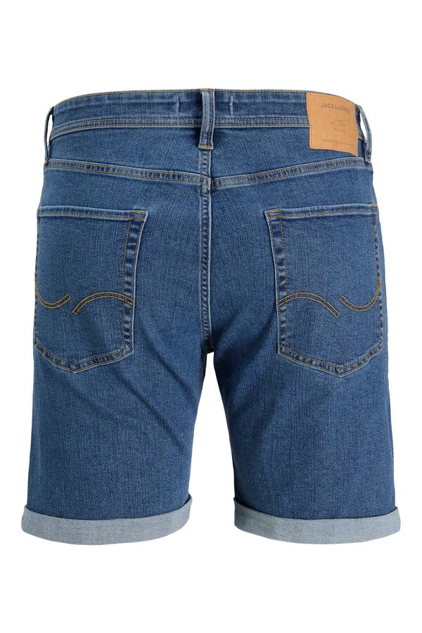 Jack & Jones PLUS Denim stretch Bermuda shorts blue