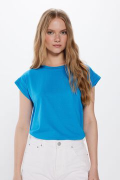 Springfield T-Shirt Spitzeneinsatz Blue