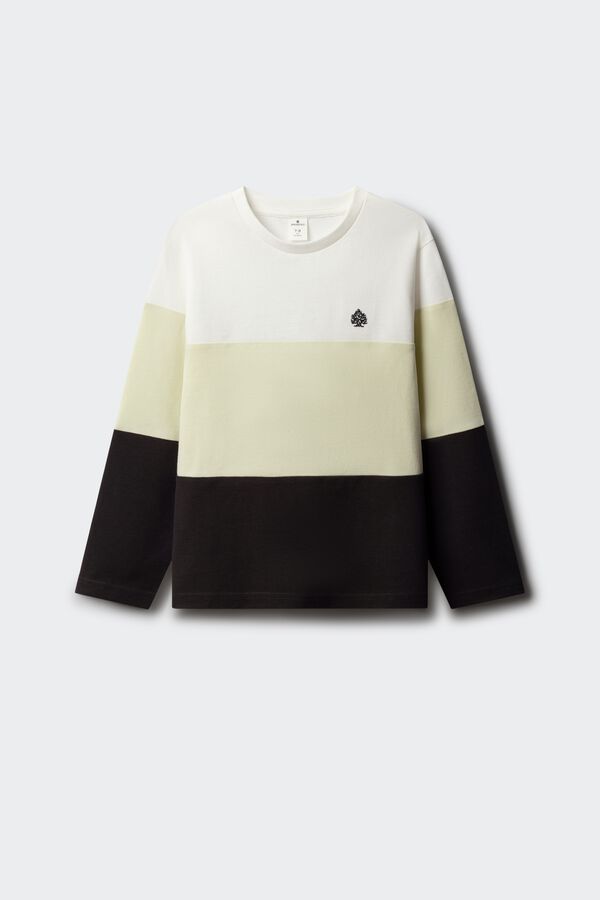 Springfield Kids Camiseta manga larga b&aacute;sica ni&ntilde;o negro