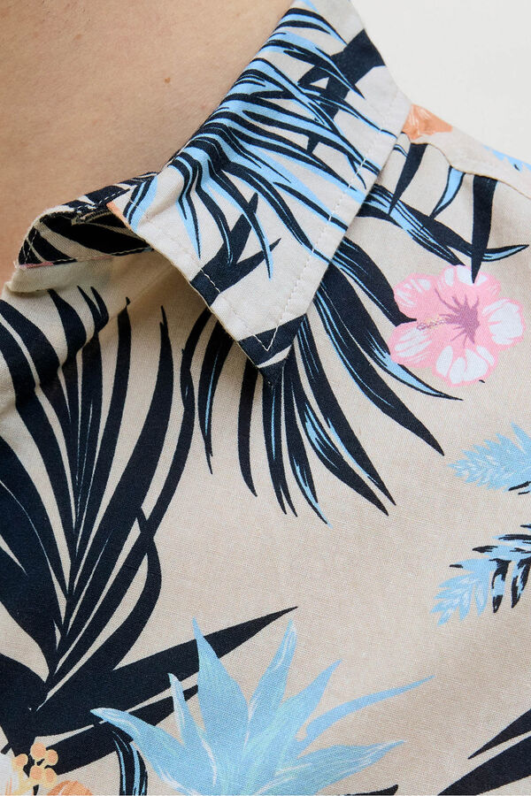 JJ REBEL Printed shirt grey