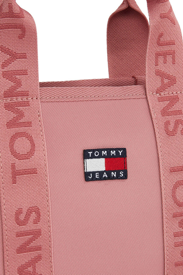 Tommy Jeans Bolso de mujer estilo mini tote en color rosa de Tommy Jeans. rosa