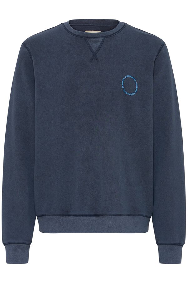 Blend Round neck sweatshirt bleu