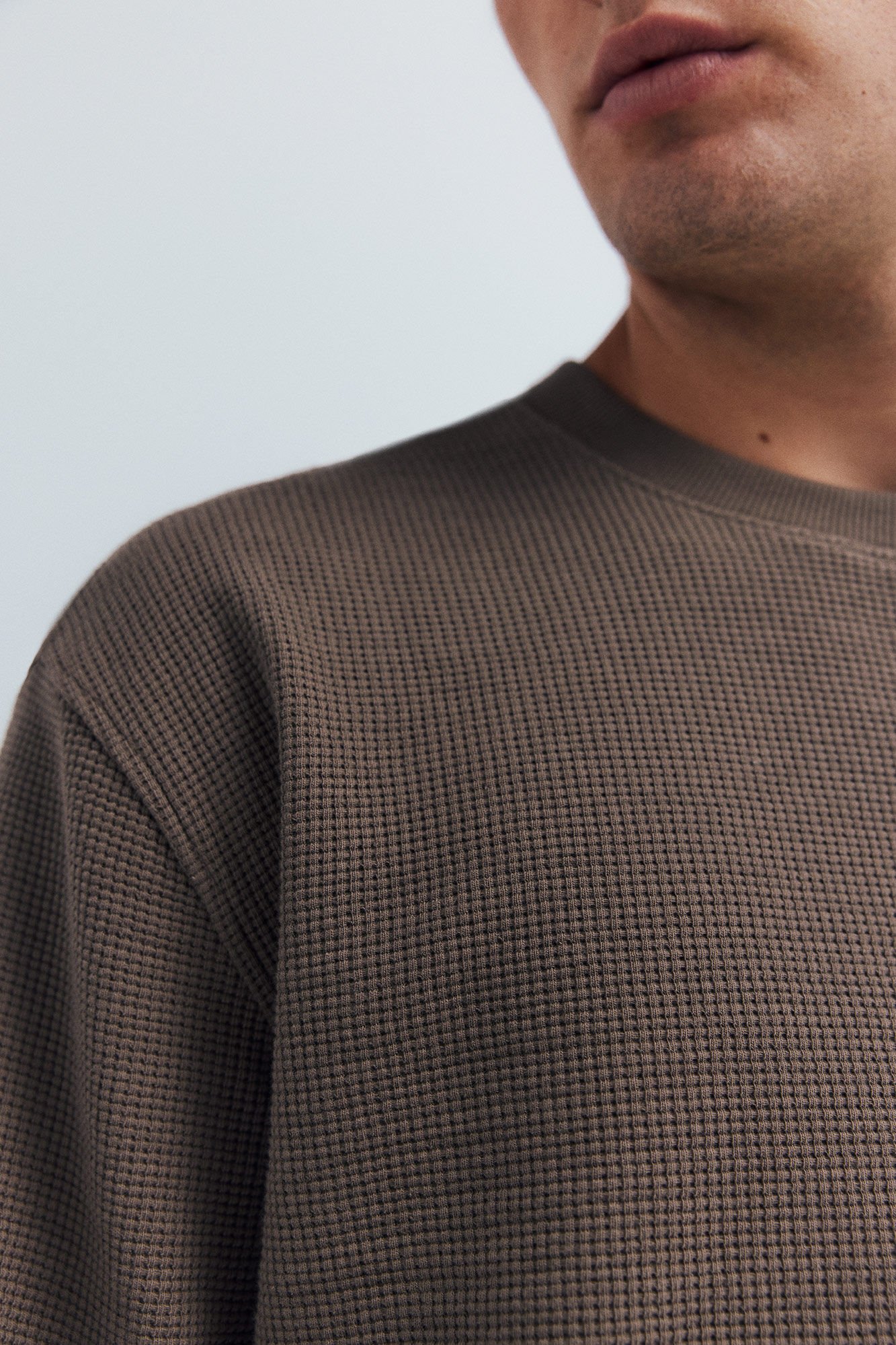 Springfield long sleeve waffle T-shirt