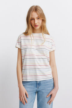 Springfield T-shirt de manga curta &agrave;s riscas