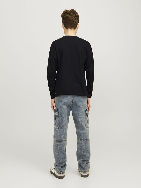 Jack & Jones Junior Regular fit T-shirt Crna