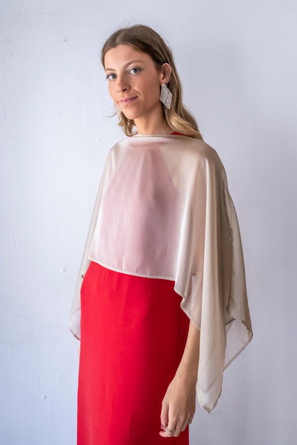 Cul Sac Chal de gasa beige