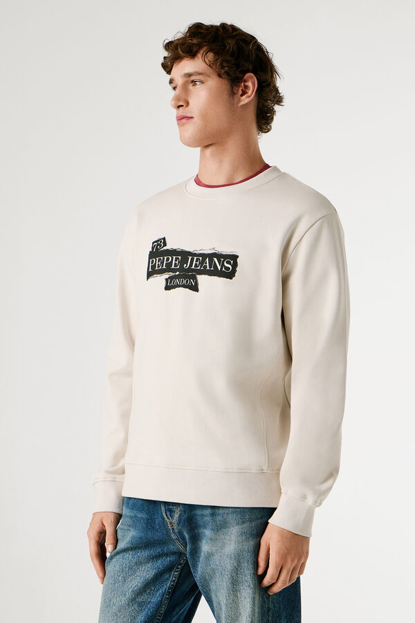 Pepe Jeans  Long-sleeved sweatshirt beige