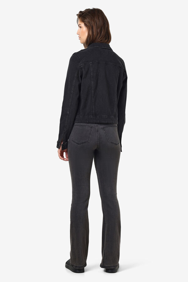 Noisy May Enge Jeansjacke Schwarz