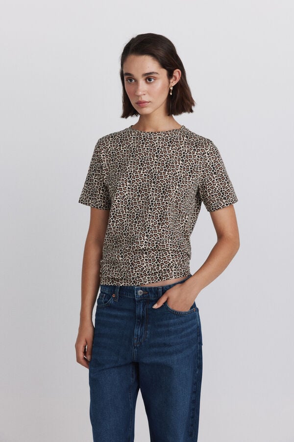 Springfield Animal print T-shirt printed