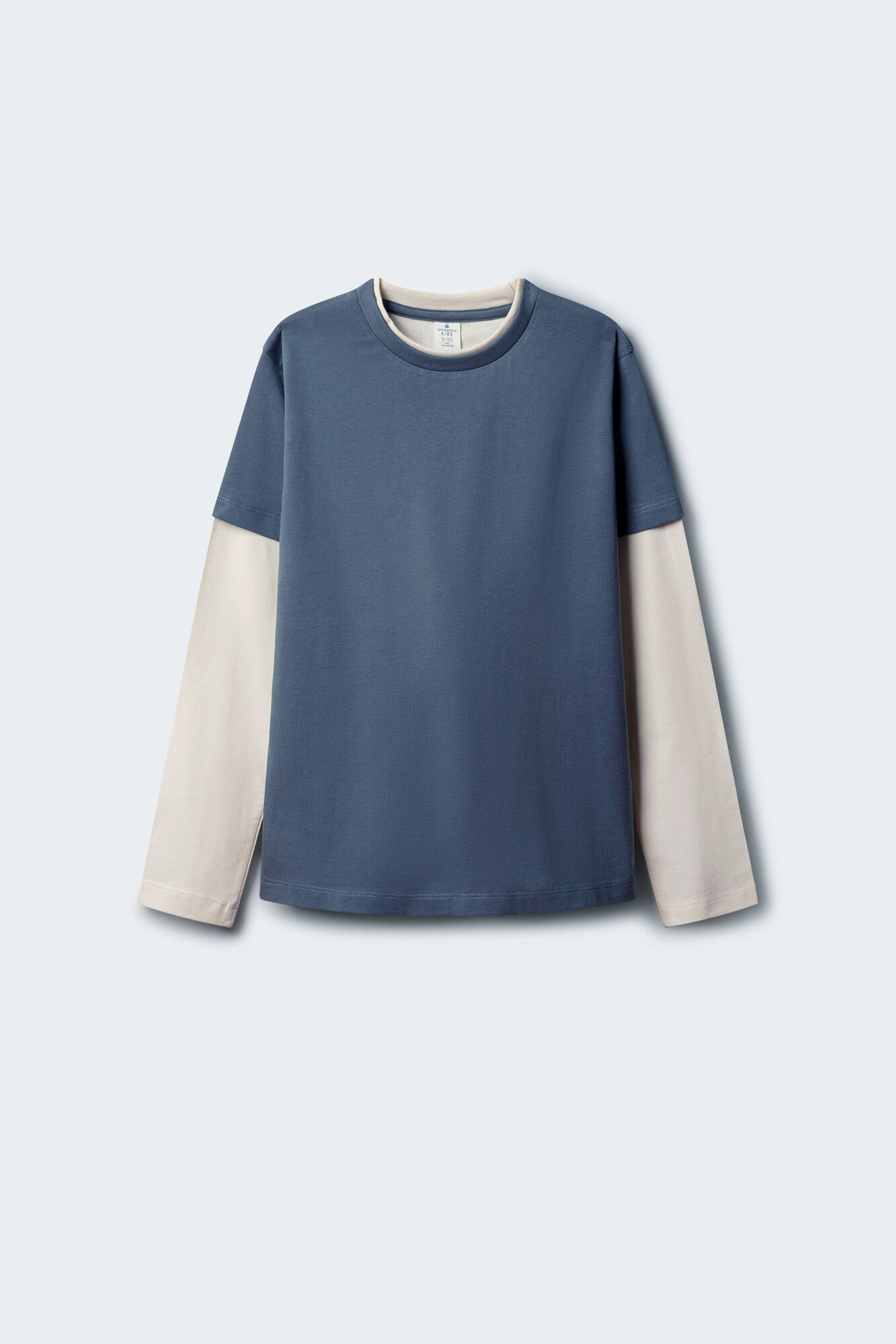 Springfield Kids Camiseta manga comprida masculina de manga dupla