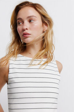 Springfield Cotton sleeveless round neck top