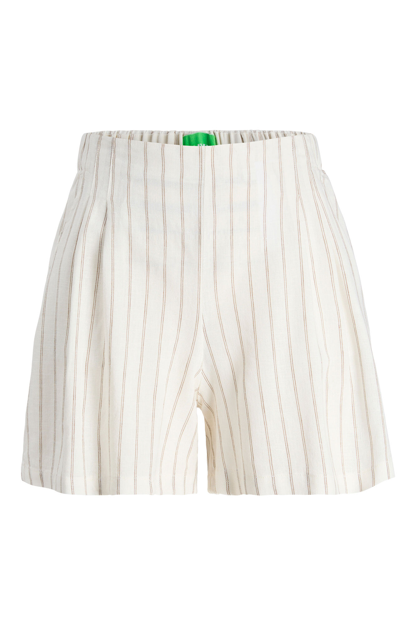 Jack & Jones Shorts oversize em linho &agrave;s riscas