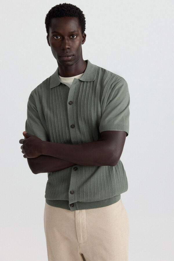 Springfield Cardigan with buttons green