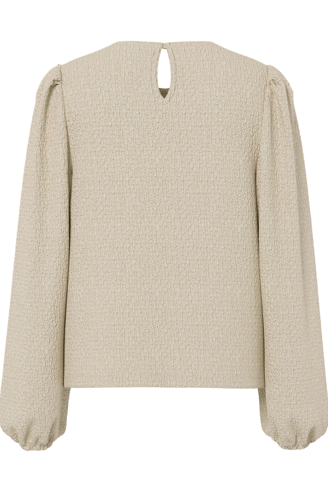 Pieces Top texturizado com punhos franzidos