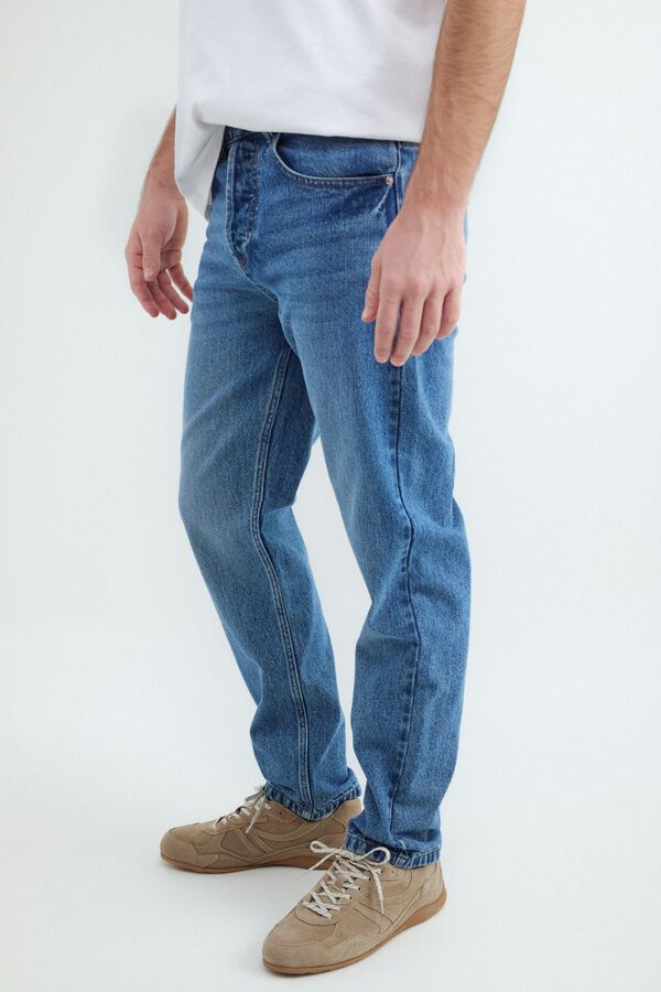 Balmohk Jeans cropped slim azul