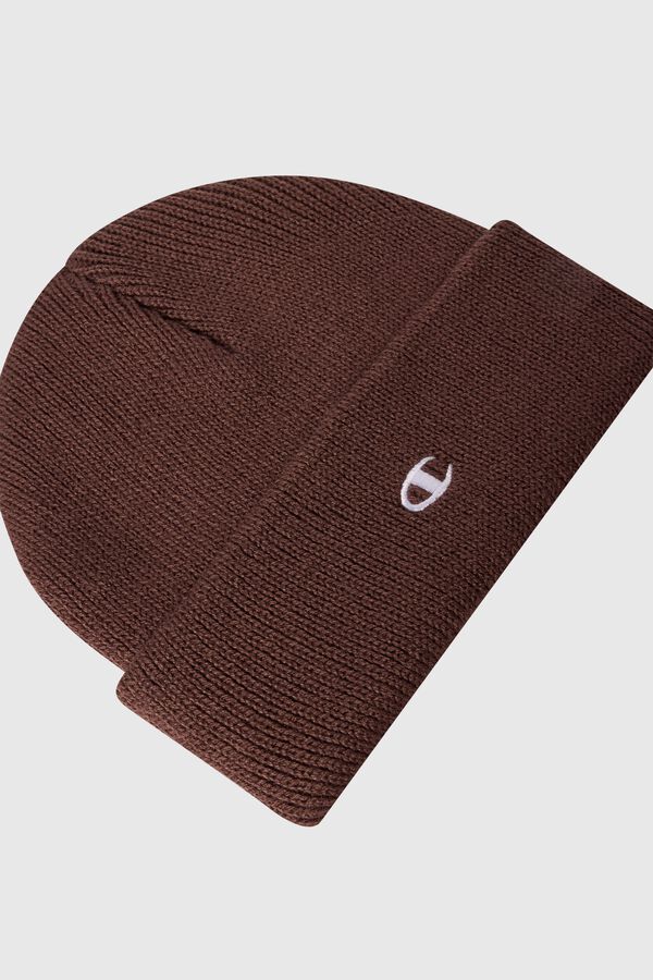 Champion Logo knit beanie nude