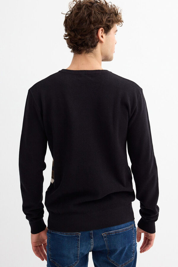 Inside Jersey Rayas negro