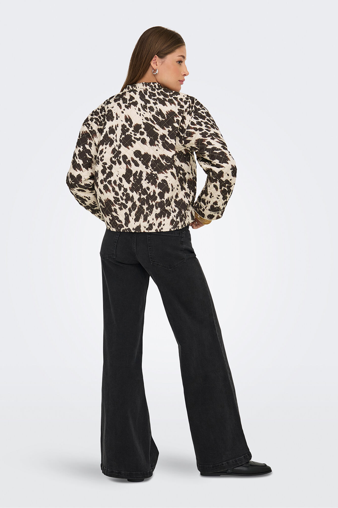 Only Chaqueta acolchada estampada